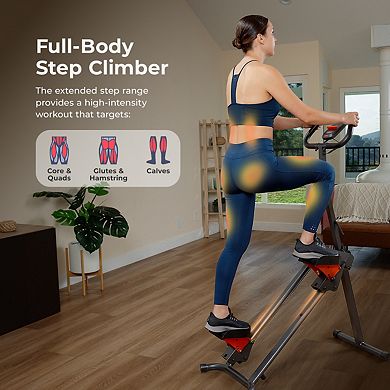Sunny Health Foldable Smart Cardio Step Climber