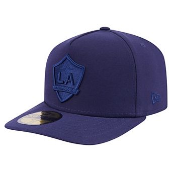 Men's New Era Navy LA Galaxy Color Pack A-Frame 59FIFTY Fitted Hat