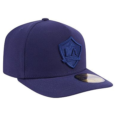 Men's New Era Navy LA Galaxy Color Pack A-Frame 59FIFTY Fitted Hat