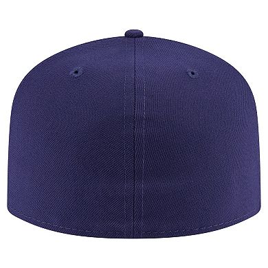 Men's New Era Navy LA Galaxy Color Pack A-Frame 59FIFTY Fitted Hat