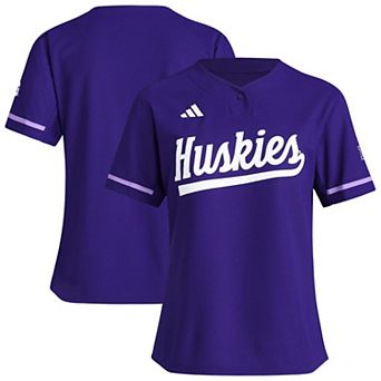 Women's adidas Purple Washington Huskies Replica Softball Jersey