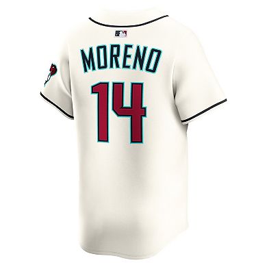 Men's Nike Gabriel Moreno Cream Arizona Diamondbacks Home Limited Player Jersey