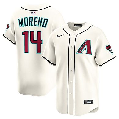 Men's Nike Gabriel Moreno Cream Arizona Diamondbacks Home Limited Player Jersey