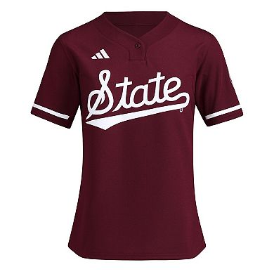 Women's adidas Maroon Mississippi State Bulldogs Replica Softball Jersey