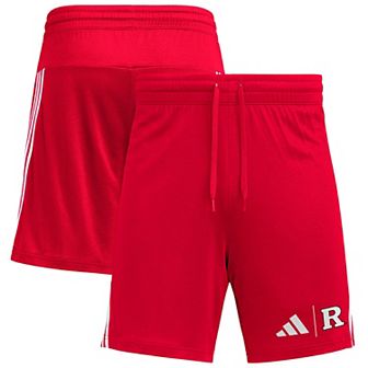Men's adidas Scarlet Rutgers Scarlet Knights AEROREADY 7" Shorts