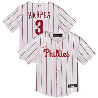 Toddler Nike Bryce Harper White Philadelphia Phillies Replica 2.0 Player Jersey