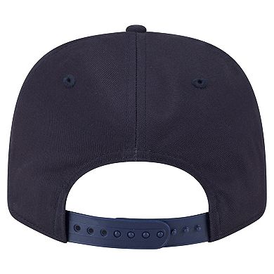 Men's New Era Navy Houston Astros Circle Patch 9SEVENTY Stretch-Snap Hat