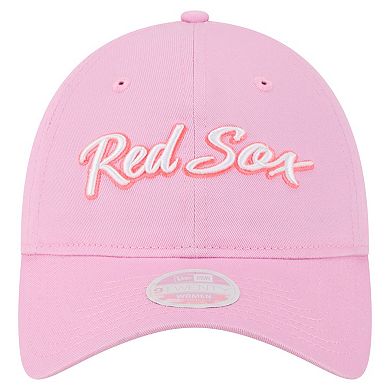 Women's New Era Pink Boston Red Sox Mother's Day 9TWENTY Adjustable Hat