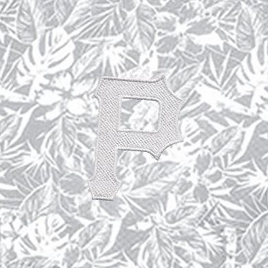 Men's Antigua Gray Pittsburgh Pirates Resort Button-Up Shirt