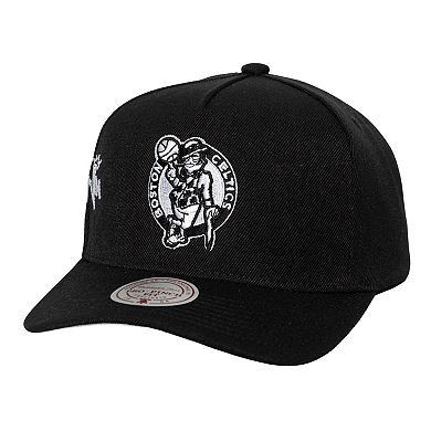 Men's Mitchell & Ness Black Boston Celtics 2008 NBA Finals Born To Win Pro Crown Adjustable Hat