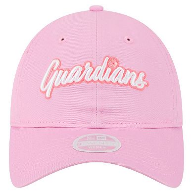 Women's New Era Pink Cleveland Guardians Mother's Day 9TWENTY Adjustable Hat