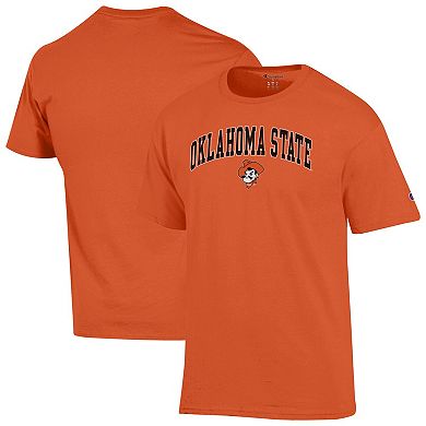 Men's Champion Orange Oklahoma State Cowboys Arch Over Logo T-Shirt