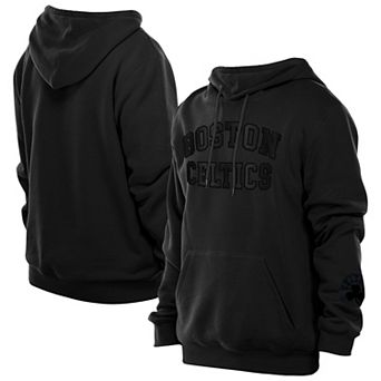 Men's New Era Black Boston Celtics Logo Select Premium Pullover Hoodie