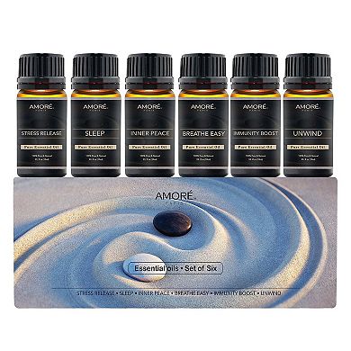 6-Piece Well-Being Aromatherapy Essential Oil Set