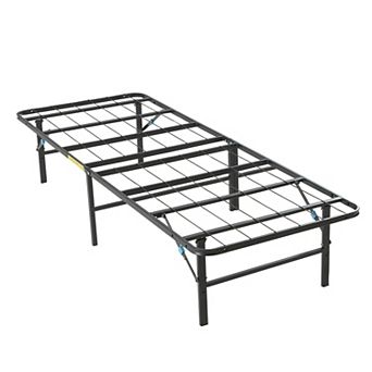 14" Adjustable Foldable Steel Bed Frame