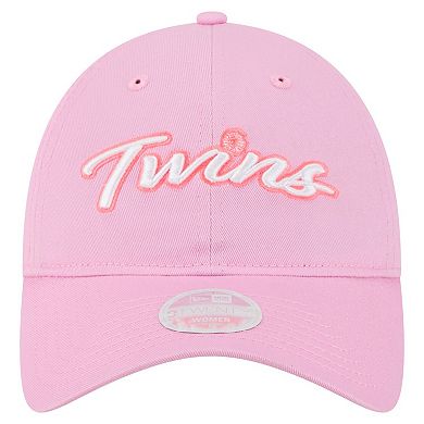 Women's New Era Pink Minnesota Twins Mother's Day 9TWENTY Adjustable Hat