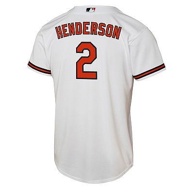 Youth Nike Gunnar Henderson White Baltimore Orioles Home Replica Player Jersey