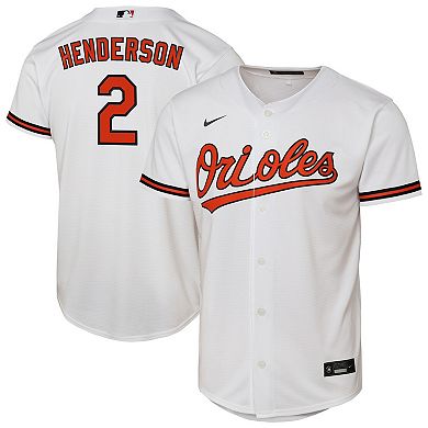 Youth Nike Gunnar Henderson White Baltimore Orioles Home Replica Player Jersey
