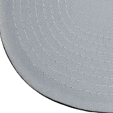 Men's Mitchell & Ness Gray/Black Los Angeles Kings Underarch Two-Tone Pro Crown Snapback Hat