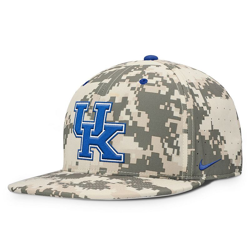 Men's Nike Digital Camo Kentucky Wildcats 2025 Dugout True Performance Fitted Hat, 