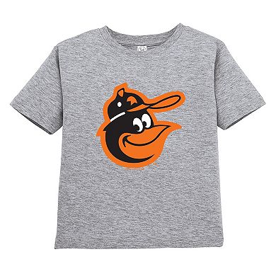 Toddler Soft as a Grape Black/Gray Baltimore Orioles Cooperstown Collection Two-Pack T-Shirt Set