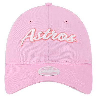 Women's New Era Pink Houston Astros Mother's Day 9TWENTY Adjustable Hat
