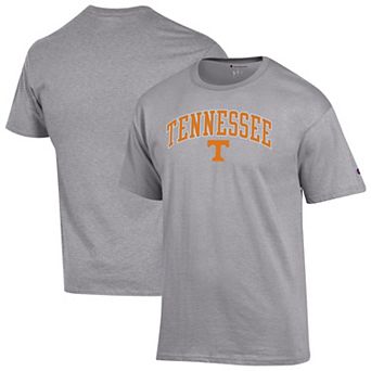 Men's Champion Heather Gray Tennessee Volunteers Arch Over Logo T-Shirt