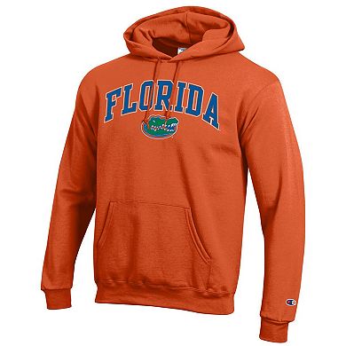 Men's Champion Orange Florida Gators Arch Over Logo Pullover Hoodie