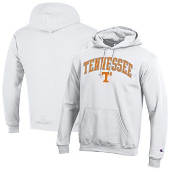 Men's Champion White Tennessee Volunteers Arch Over Logo Pullover Hoodie