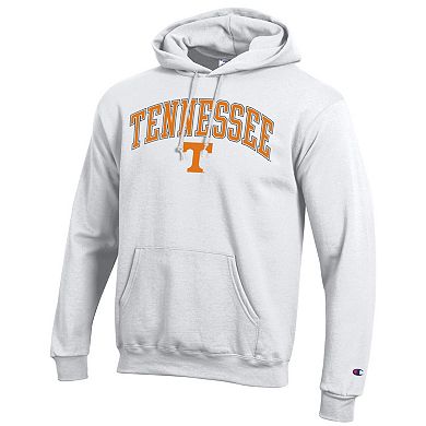 Men's Champion White Tennessee Volunteers Arch Over Logo Pullover Hoodie