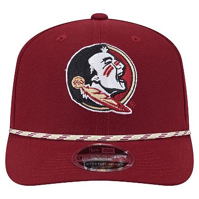 Men's New Era Garnet Florida State Seminoles Game Day Multi-Rope 9SEVENTY Stretch-Snap Hat