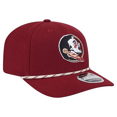 Men's New Era Garnet Florida State Seminoles Game Day Multi-Rope 9SEVENTY Stretch-Snap Hat