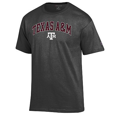 Men's Champion Charcoal Texas A&M Aggies Arched Logo T-Shirt