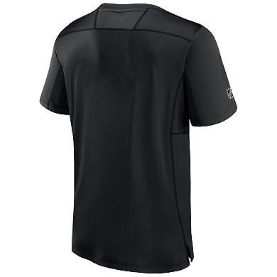 Men's Fanatics Black Anaheim Ducks Tech T-Shirt