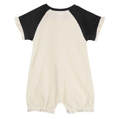 Infant White Arizona Diamondbacks Slide Run Raglan Coveralls