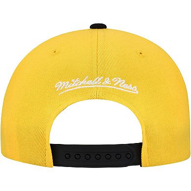 Men's Mitchell & Ness Gold/Black Pittsburgh Penguins Underarch Two-Tone Pro Crown Snapback Hat