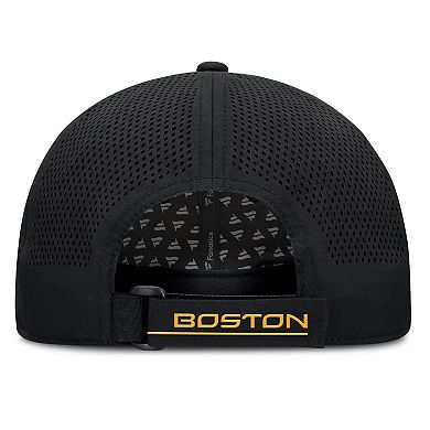 Men's Fanatics Black Boston Bruins Driver Adjustable Hat