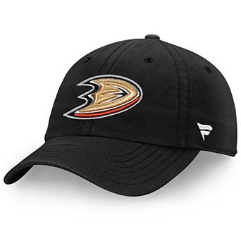 Men's Fanatics Black Anaheim Ducks Core Fundamental Adjustable Hat