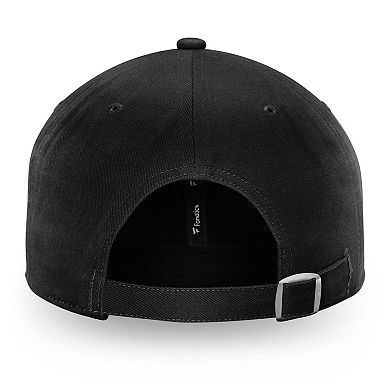 Men's Fanatics Black Anaheim Ducks Core Fundamental Adjustable Hat