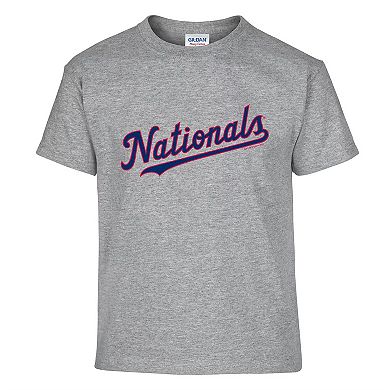 Youth Soft as a Grape Red/Gray Washington Nationals Two-Pack T-Shirt Set