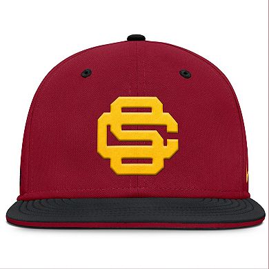 Men's Nike Cardinal USC Trojans On-Field Dugout True Performance Fitted Hat