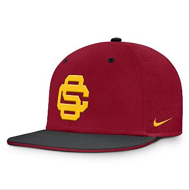 Men's Nike Cardinal USC Trojans On-Field Dugout True Performance Fitted Hat