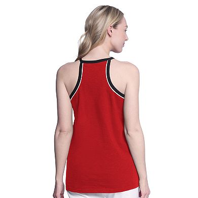 Women's G-III 4Her by Carl Banks Red Cincinnati Reds Curveball Racerback Tank Top