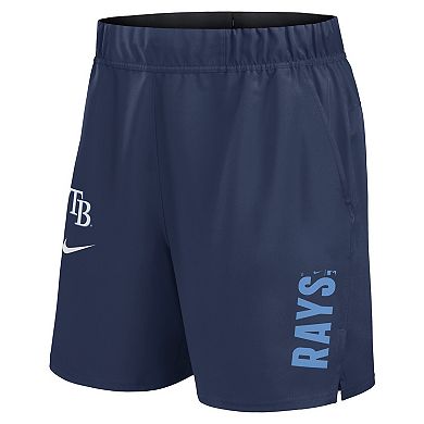 Men's Nike Navy Tampa Bay Rays Woven Victory Performance Shorts