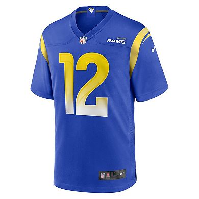 Men's Nike Puka Nacua Royal Los Angeles Rams Game Player Jersey