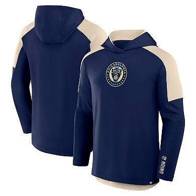 Men's Fanatics Navy Philadelphia Union Red Card Transitional Pullover Hoodie