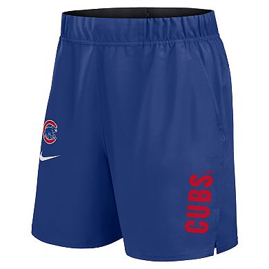 Men's Nike Royal Chicago Cubs Woven Victory Performance Shorts