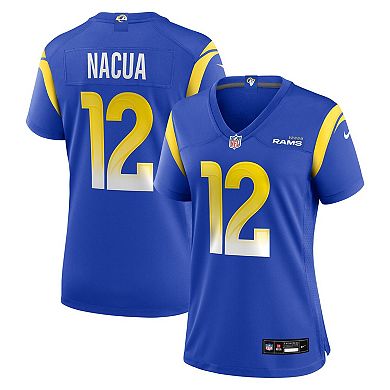 Women's Nike Puka Nacua Royal Los Angeles Rams Game Player Jersey