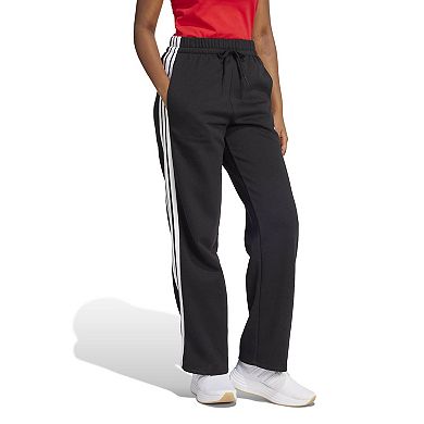 Women's adidas Essentials 3-Stripes Fleece Open Hem Sportswear Pants