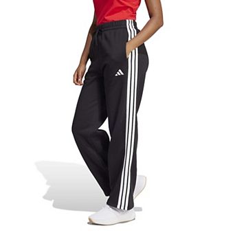 Women's adidas Essentials 3-Stripes Fleece Open Hem Sportswear Pants